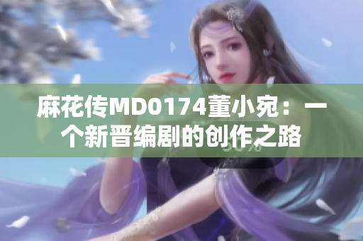 麻花传MD0174董小宛：一个新晋编剧的创作之路