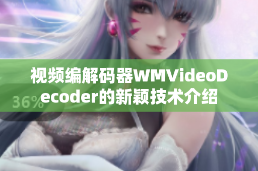 视频编解码器WMVideoDecoder的新颖技术介绍