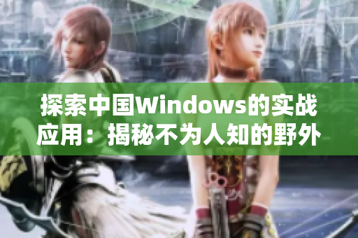 探索中国Windows的实战应用：揭秘不为人知的野外操作技巧