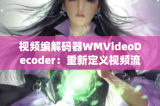 视频编解码器WMVideoDecoder：重新定义视频流畅体验(1)