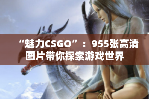 “魅力CSGO”：955张高清图片带你探索游戏世界