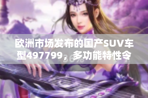 欧洲市场发布的国产SUV车型497799，多功能特性令消费者心动