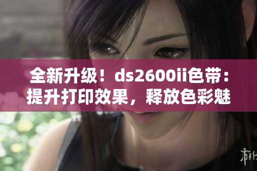 全新升级！ds2600ii色带：提升打印效果，释放色彩魅力！