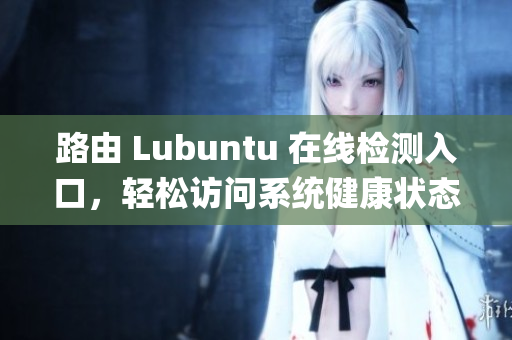 路由 Lubuntu 在线检测入口，轻松访问系统健康状态(1)