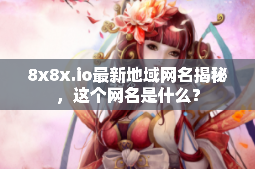 8x8x.io最新地域网名揭秘，这个网名是什么？