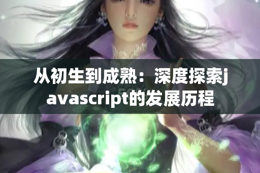 从初生到成熟：深度探索javascript的发展历程