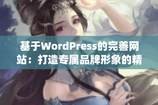 基于WordPress的完善网站：打造专属品牌形象的精美网页设计(1)