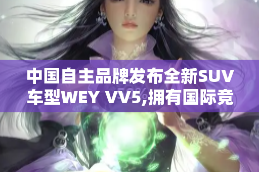 中国自主品牌发布全新SUV车型WEY VV5,拥有国际竞争力