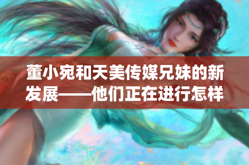 董小宛和天美传媒兄妹的新发展——他们正在进行怎样的事情？(1)