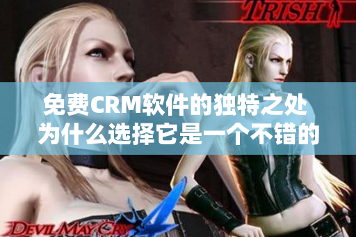 免费CRM软件的独特之处 为什么选择它是一个不错的决定