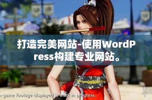 打造完美网站-使用WordPress构建专业网站。