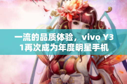 一流的品质体验，vivo Y31再次成为年度明星手机