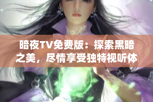 暗夜TV免费版：探索黑暗之美，尽情享受独特视听体验(1)