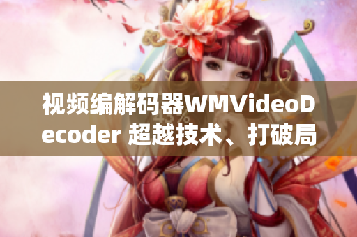 视频编解码器WMVideoDecoder 超越技术、打破局限(1)