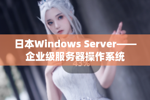 日本Windows Server——企业级服务器操作系统