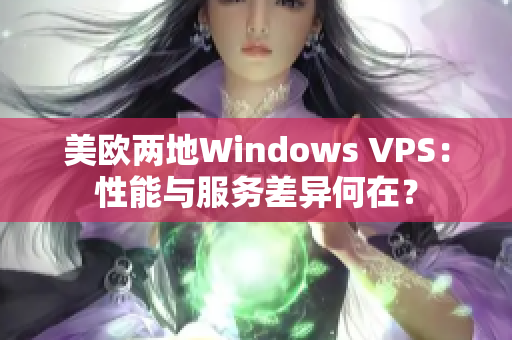 美欧两地Windows VPS：性能与服务差异何在？