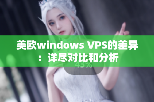 美欧windows VPS的差异：详尽对比和分析