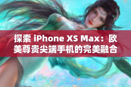 探索 iPhone XS Max：欧美尊贵尖端手机的完美融合