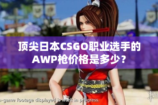 顶尖日本CSGO职业选手的AWP枪价格是多少？