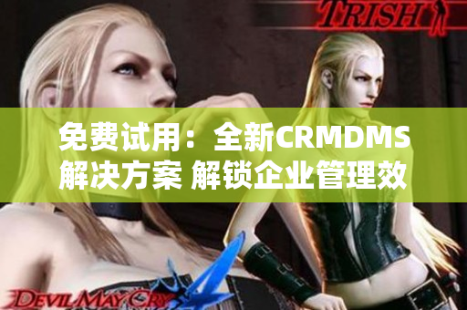 免费试用：全新CRMDMS解决方案 解锁企业管理效率！”