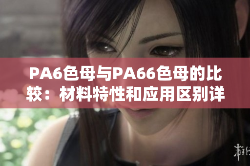 PA6色母与PA66色母的比较：材料特性和应用区别详解