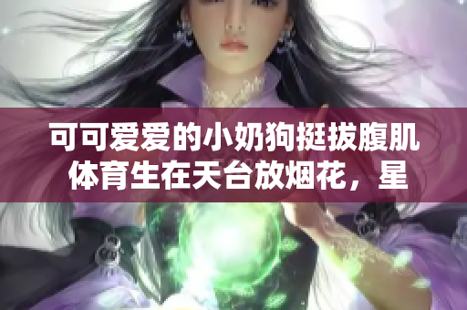 可可爱爱的小奶狗挺拔腹肌 体育生在天台放烟花，星空如诗画