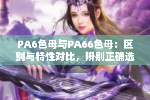 PA6色母与PA66色母：区别与特性对比，辨别正确选择