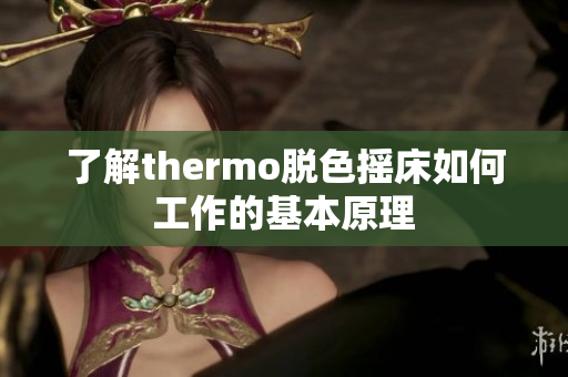 了解thermo脱色摇床如何工作的基本原理